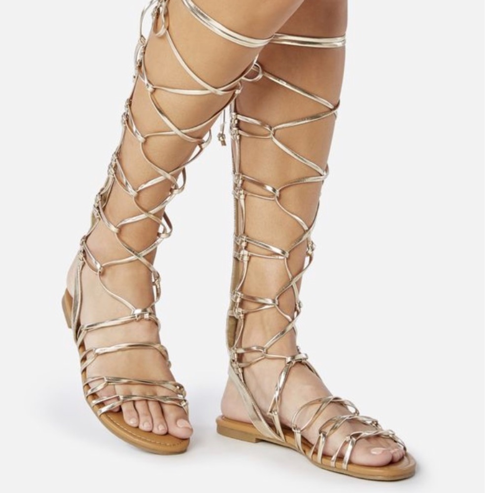 NWT gladiator justfab sandals!